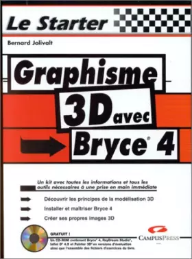 Couverture du produit · Graphisme 3D avec Bryce