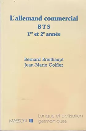 Couverture du produit · L'allemand commercial: BTS 1re et 2e année