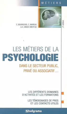 Couverture du produit · Les métiers de la psychologie