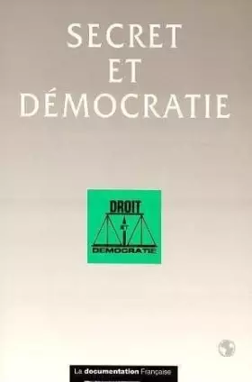 Couverture du produit · Secret et démocratie