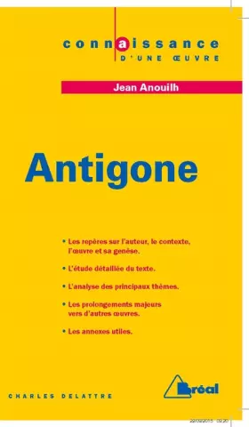 Couverture du produit · Antigone, de Jean Anouilh