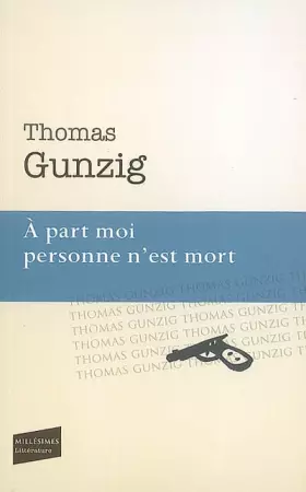 Couverture du produit · A part moi personne n'est mort