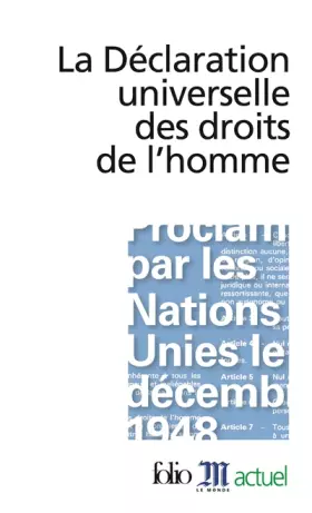 Couverture du produit · La Déclaration universelle des droits de l'homme