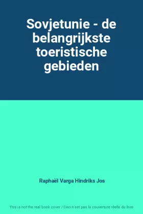 Couverture du produit · Sovjetunie - de belangrijkste toeristische gebieden