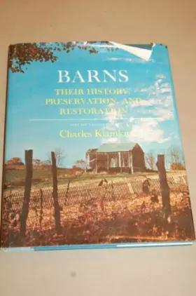 Couverture du produit · Barns, Their History, Preservation, and Restoration