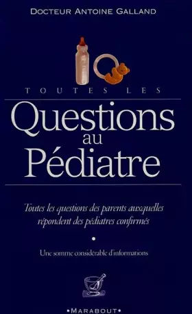 Couverture du produit · Toutes les questions au pédiatre