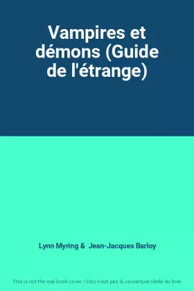 Couverture du produit · Vampires et démons (Guide de l'étrange)