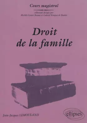Couverture du produit · Droit de la Famille Cours Magistral