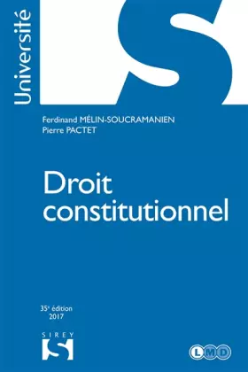 Couverture du produit · Droit constitutionnel - 35e éd.