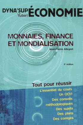 Couverture du produit · Monnaies, finance et mondialisation