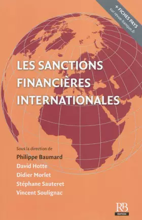 Couverture du produit · Les sanctions financières et internationales