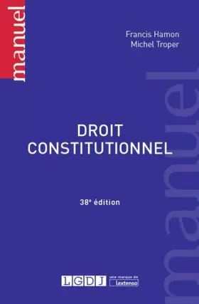 Couverture du produit · Droit constitutionnel