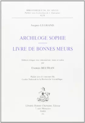 Couverture du produit · Petite syntaxe de l'ancien français