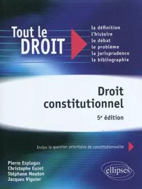 Couverture du produit · Droit constitutionnel