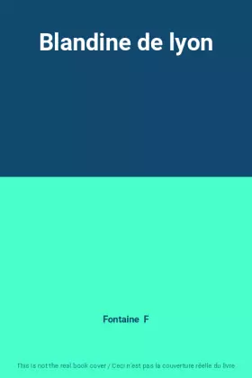 Couverture du produit · Blandine de lyon