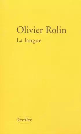 Couverture du produit · La langue, suivi de Mal placé, déplacé
