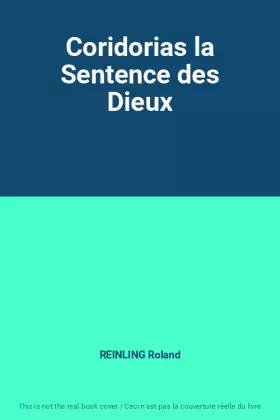 Couverture du produit · Coridorias la Sentence des Dieux