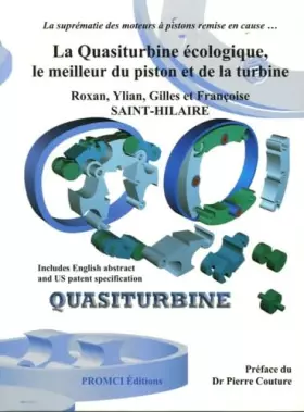Couverture du produit · La Quasiturbine écologique, le meilleur du piston et de la turbine