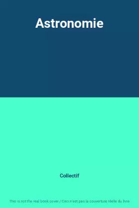 Couverture du produit · Astronomie