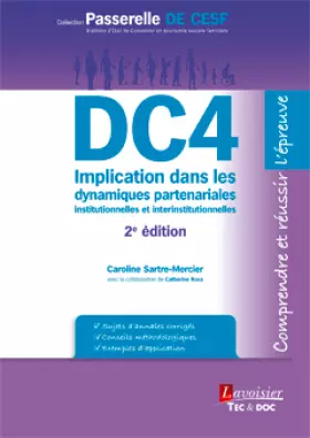 Couverture du produit · Implication dans les dynamiques partenariales institutionnelles et interinstitutionnelles DC4