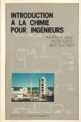 Couverture du produit · Introduction a la chimie pour ing.         s                                                  022796