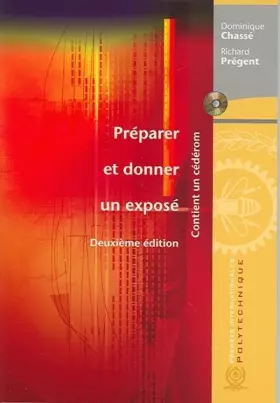 Couverture du produit · Préparer et donner un exposé