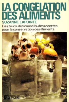 Couverture du produit · La congelation des aliments