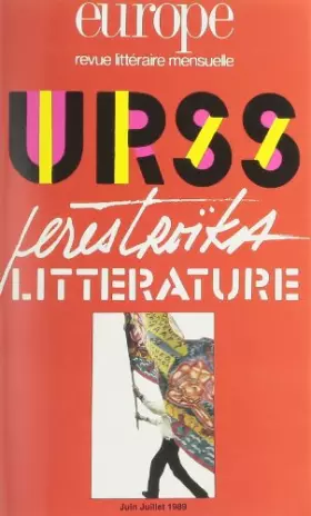 Couverture du produit · U.R.S.S. : Littérature, Perestroïka, numéro 722-723