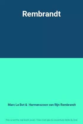 Couverture du produit · Rembrandt