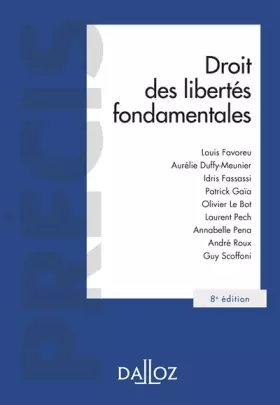 Couverture du produit · Droit des libertés fondamentales. 8e éd.