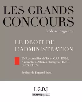 Couverture du produit · Le droit de l'administration