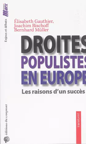 Couverture du produit · Droites populistes en Europe : Les raisons d'un succès