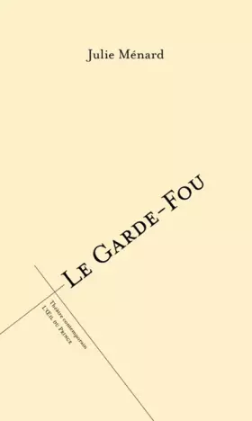 Couverture du produit · Le garde-fou (2023)