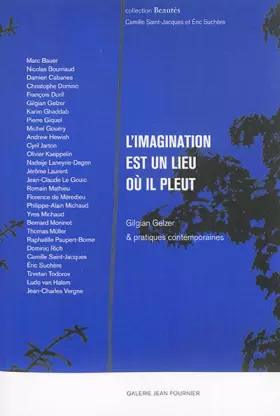 Couverture du produit · L'imagination est un lieu où il pleut: Gilgian Gelzer et pratiques contemporaines