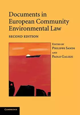 Couverture du produit · Documents in European Community Environmental Law