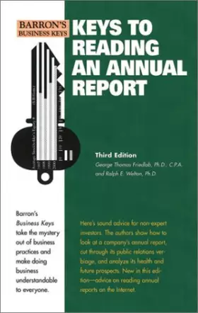 Couverture du produit · Keys to Reading an Annual Report (Barron's Business Keys)