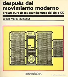 Couverture du produit · DESPUES MOVIMIENTO MODERNO (SIN COLECCION)