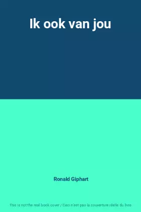 Couverture du produit · Ik ook van jou