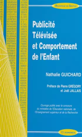 Couverture du produit · Publicité télévisée et comportement de l'enfant