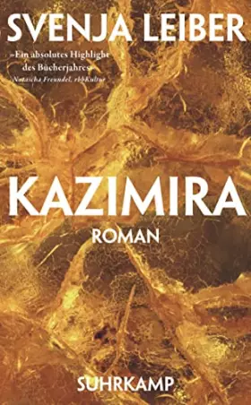 Couverture du produit · Kazimira: Roman (suhrkamp taschenbuch)