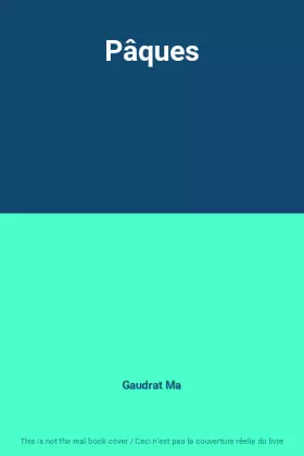 Couverture du produit · Pâques