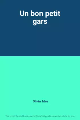 Couverture du produit · Un bon petit gars