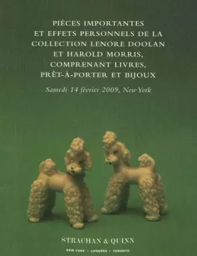Couverture du produit · Pièces importantes et effets personnels de la collection Lenore Doolan et Harold Morris, comprenant livres, prêt-à-porter et bi