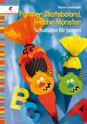 Couverture du produit · Panther, Skateboard, freche Monster: Schultüten für Jungen
