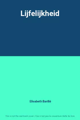 Couverture du produit · Lijfelijkheid