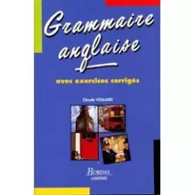 Couverture du produit · Grammaire anglaise avec exercices corrigés