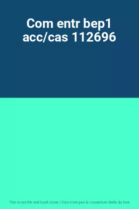 Couverture du produit · Com entr bep1 acc/cas 112696