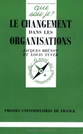 Couverture du produit · Le changement dans les organisations