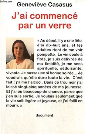 Couverture du produit · J'ai commencé par un verre