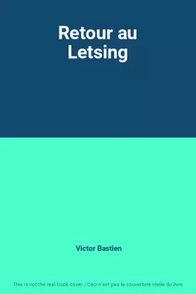 Couverture du produit · Retour au Letsing